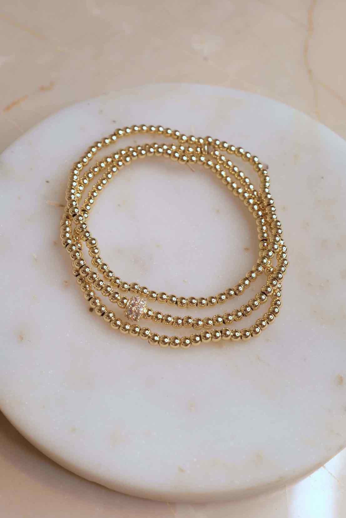 Gold Cali Bead Stack